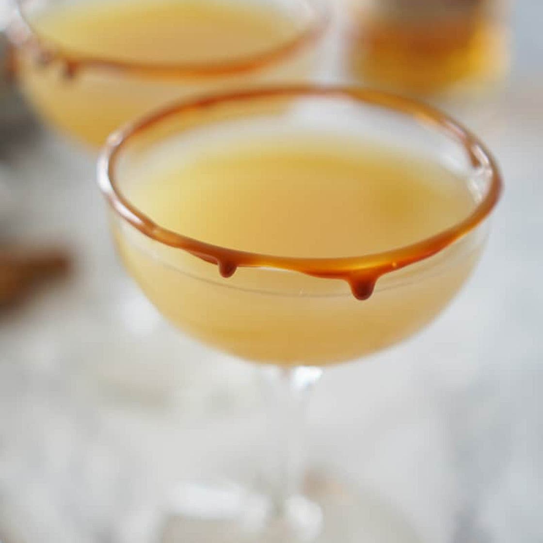 Caramel Apple & Spiced Rum Cocktail