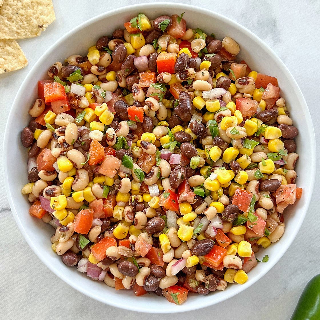 Cowboy Caviar Recipe with Homemade Dressing