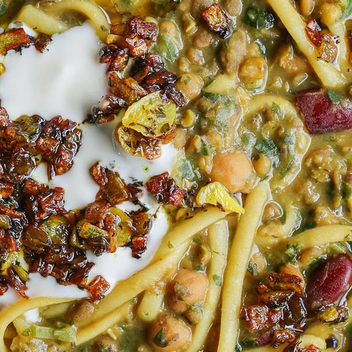 Aush - Persian Bean & Noodle Soup