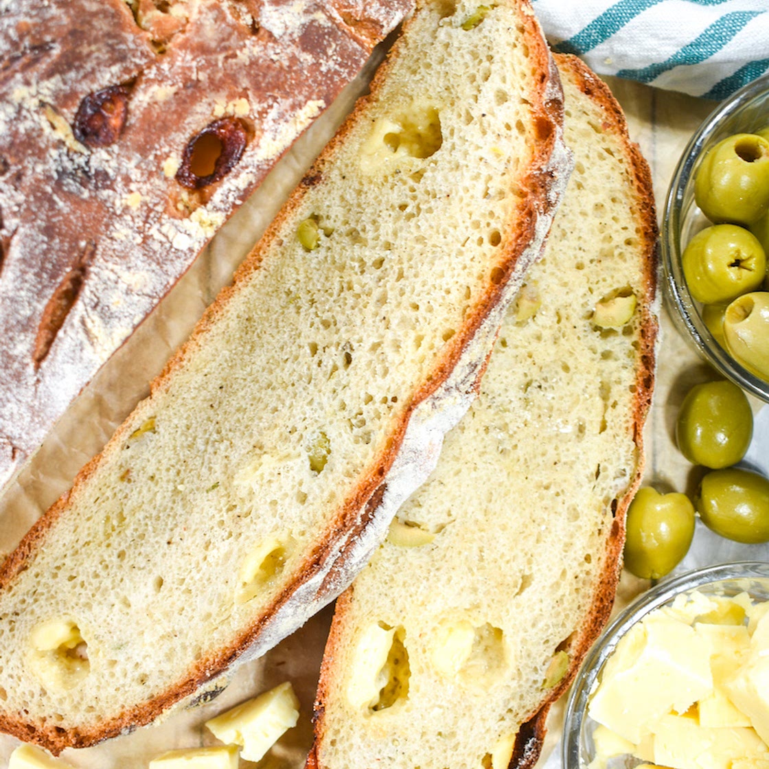 Olive Cheese Bread