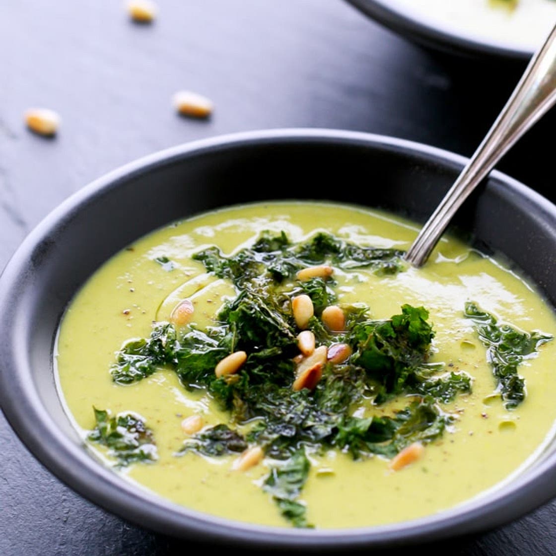 Cauliflower Kale Soup