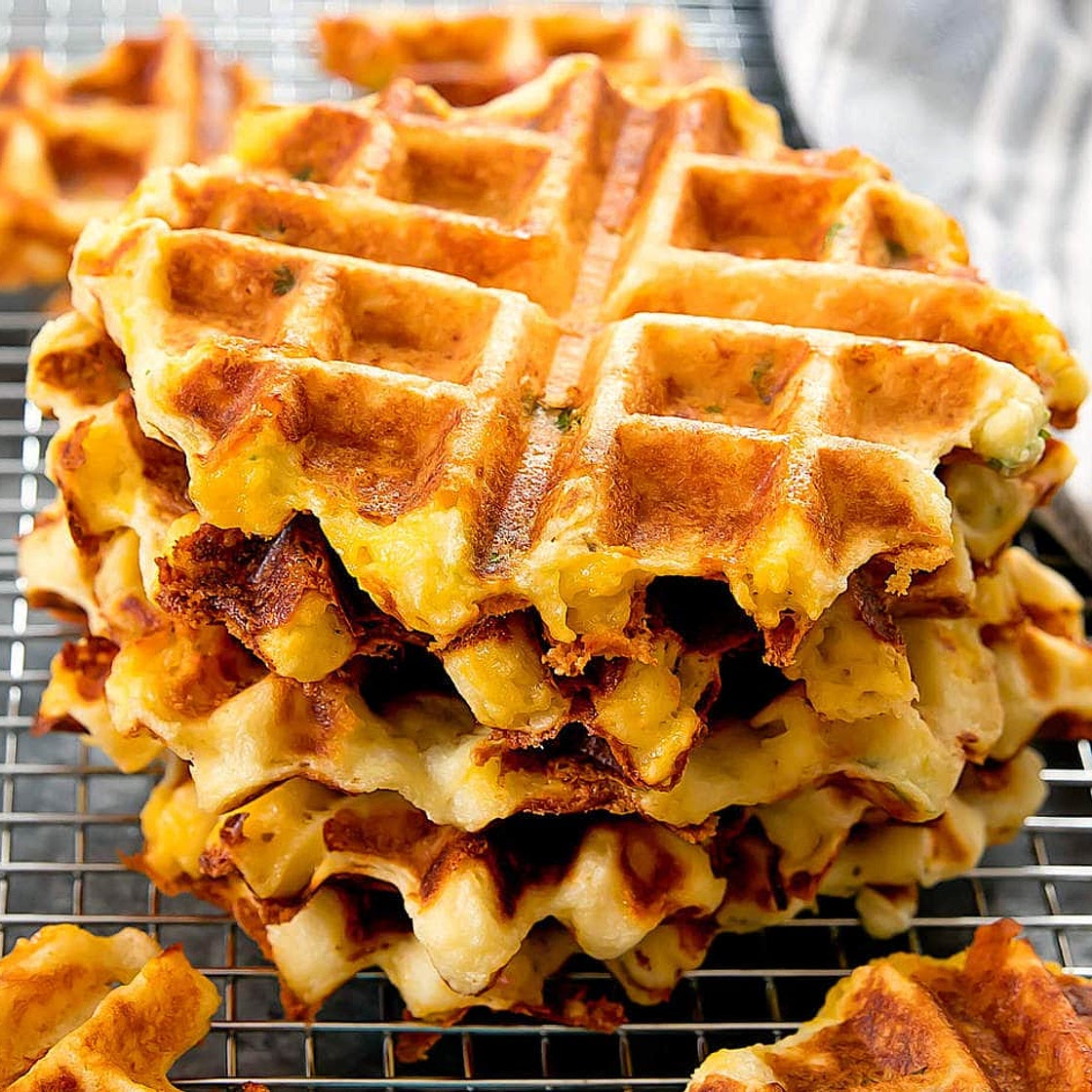 Mashed Potato Waffles