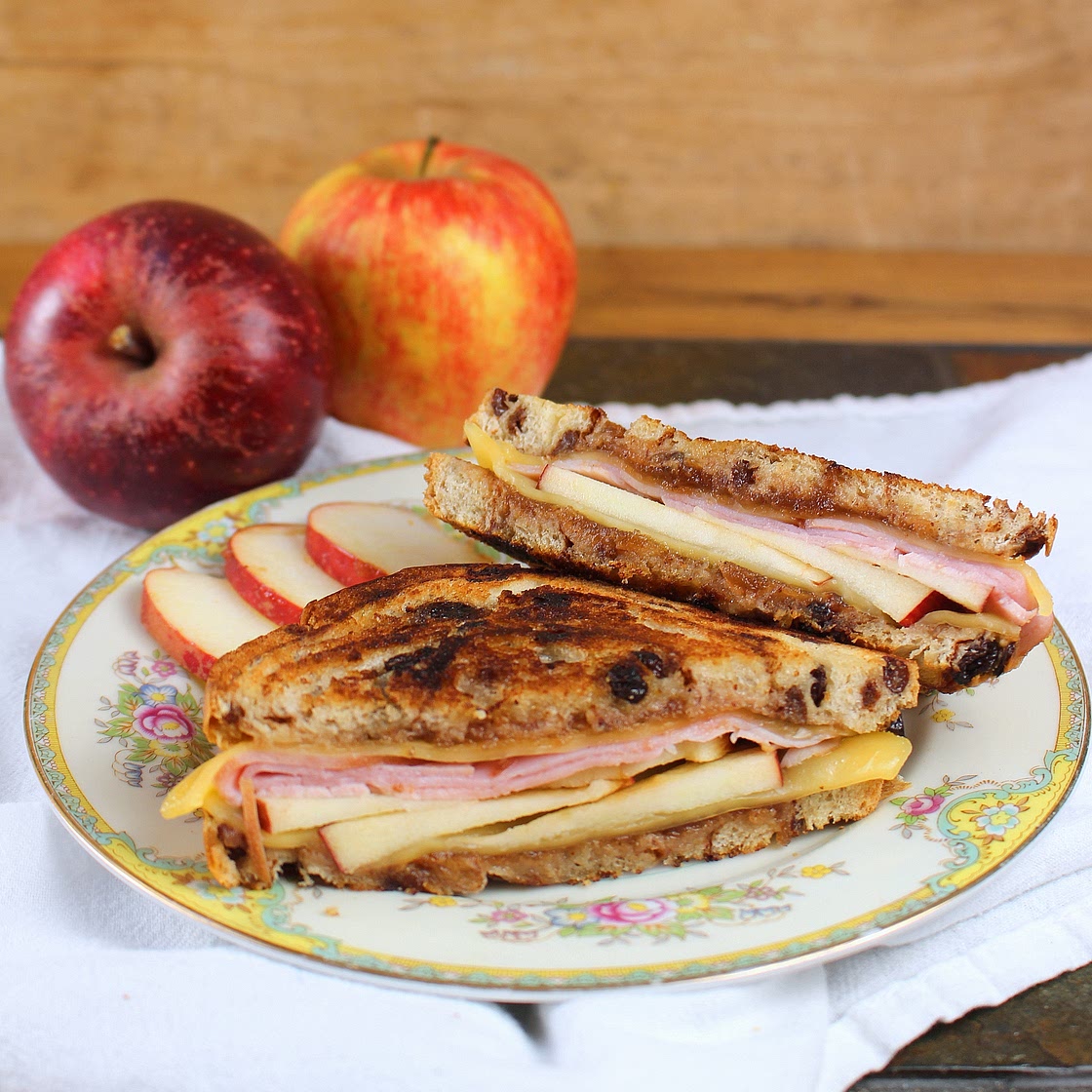 Grilled Apple Butter Breakfast Sandwich
