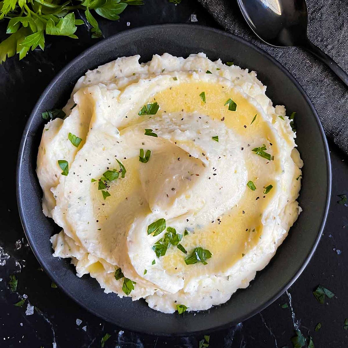 Garlic Herb Mashed Potatoes