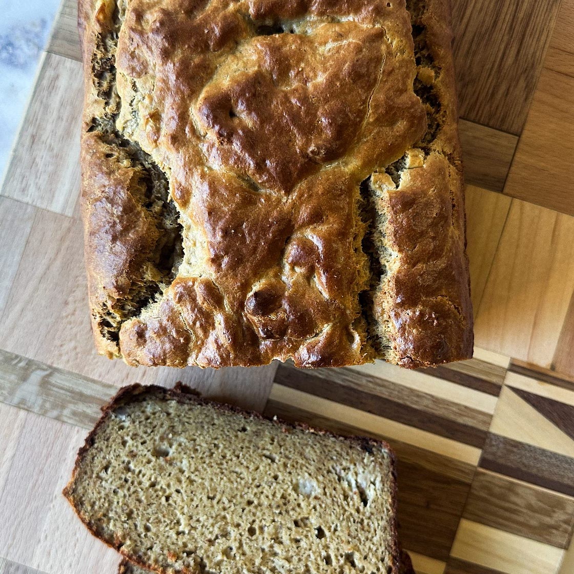 The Best Low Carb Banana Bread Recipe- nut free and gluten free
