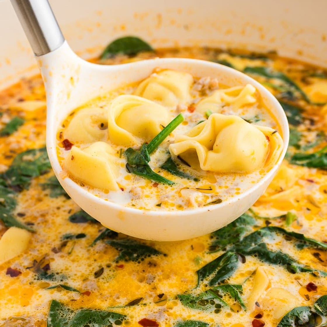 Sausage Tortellini Soup