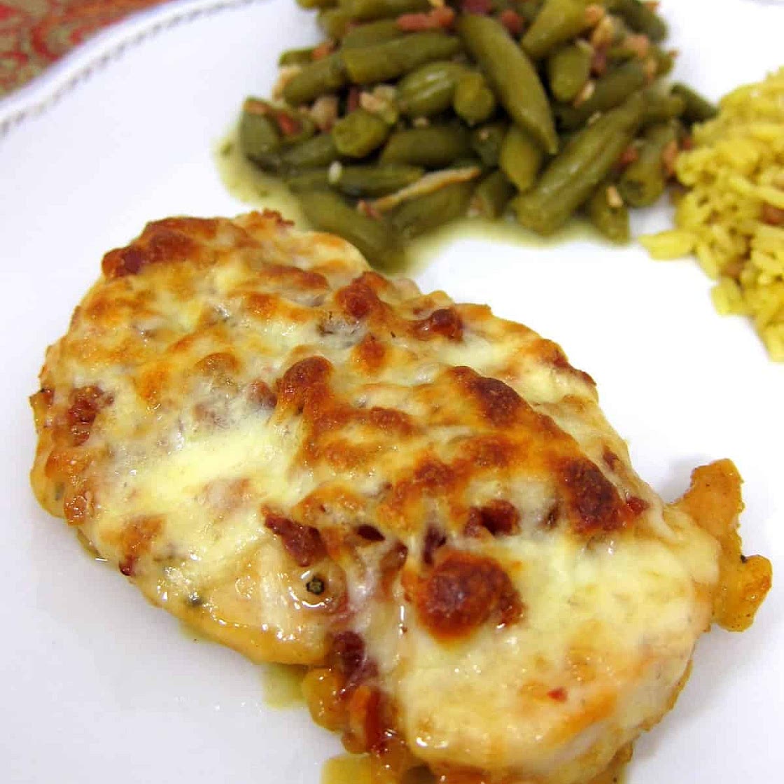 Cheesy Honey Mustard Chicken