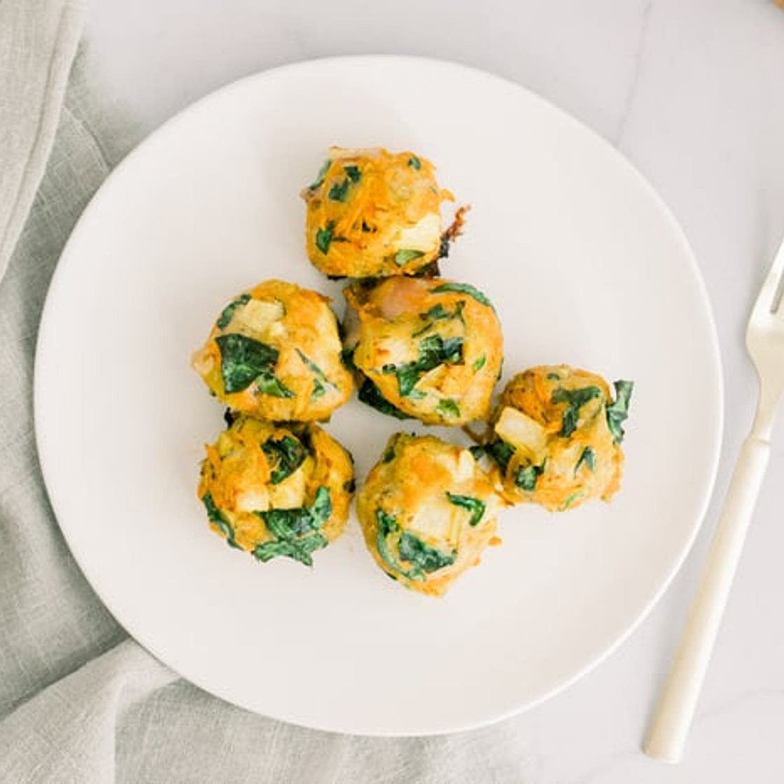 Spinach Chicken Poppers (PCOS-Friendly)
