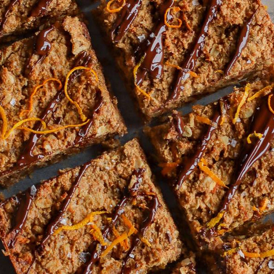 Orange High-Energy Oat Bars