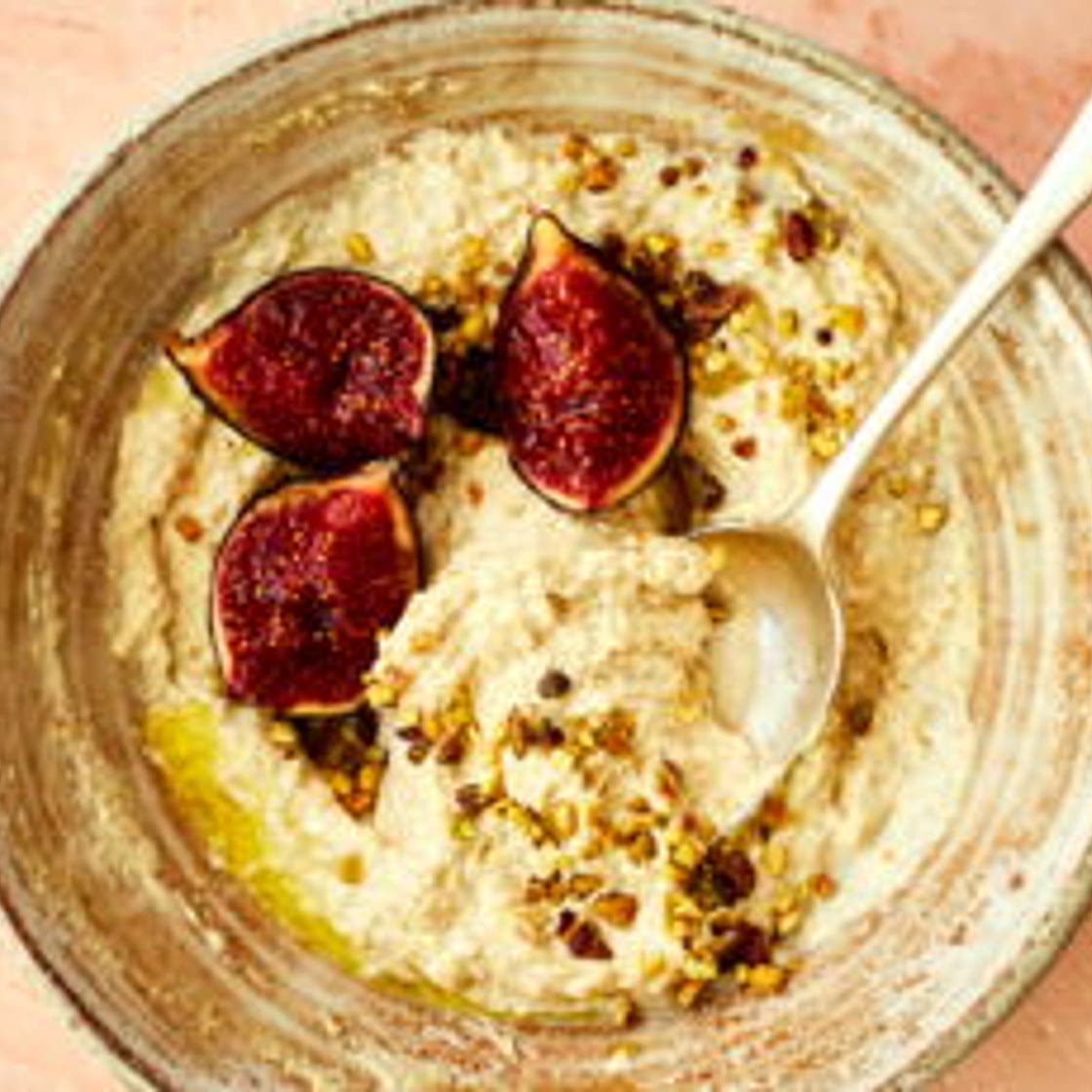 Crème budwig aux figues et à la pistache