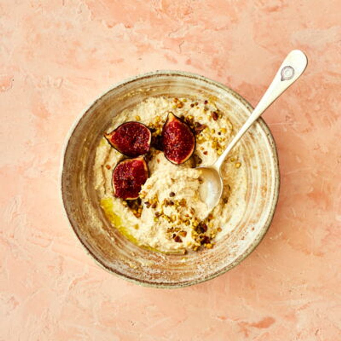 Crème budwig aux figues et à la pistache