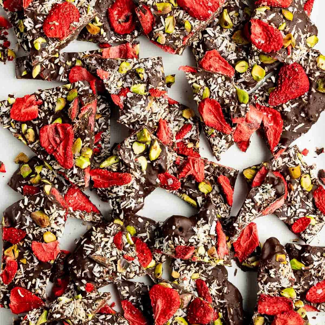 Chocolate Strawberry Bark