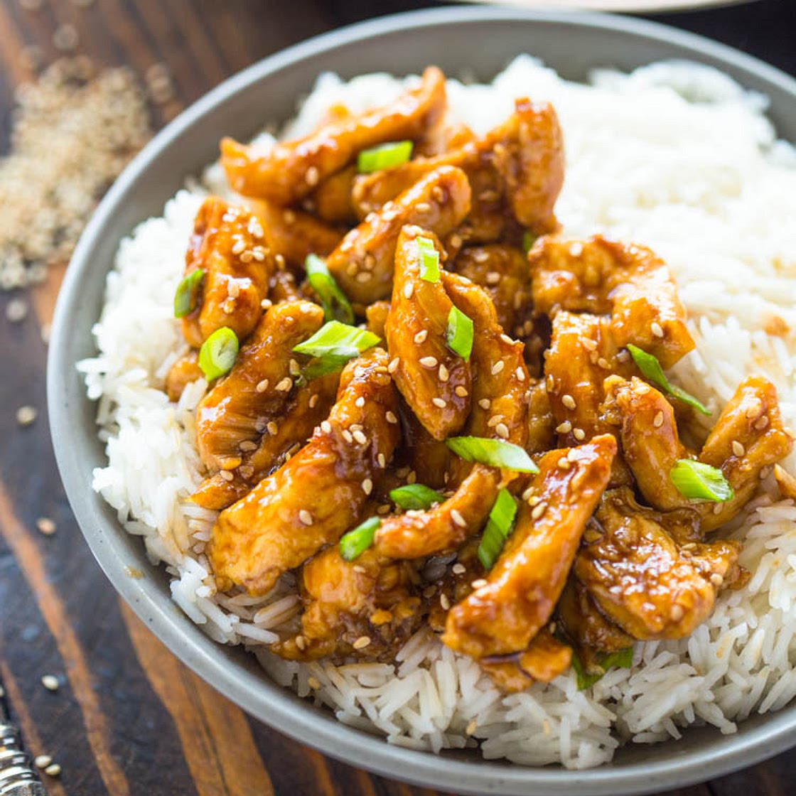 20 Minute Healthy Sesame Chicken