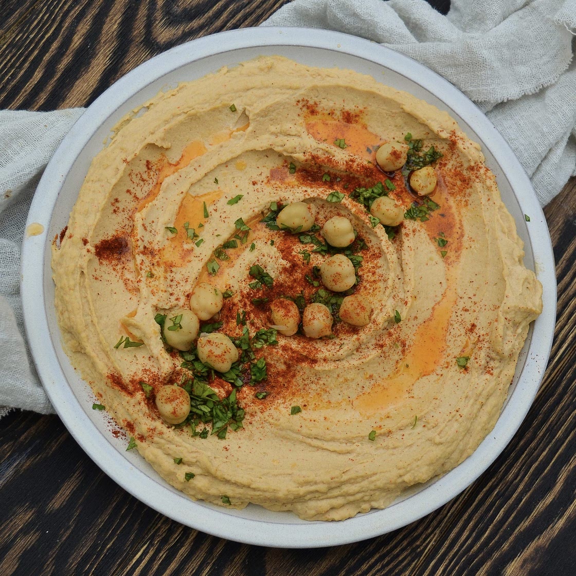 Creamiest Oil-Free Hummus