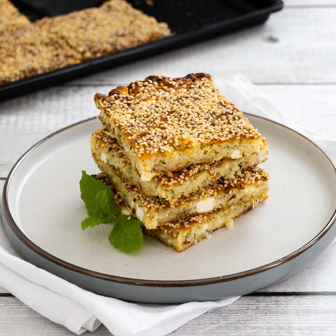 Crustless Zucchini Pie