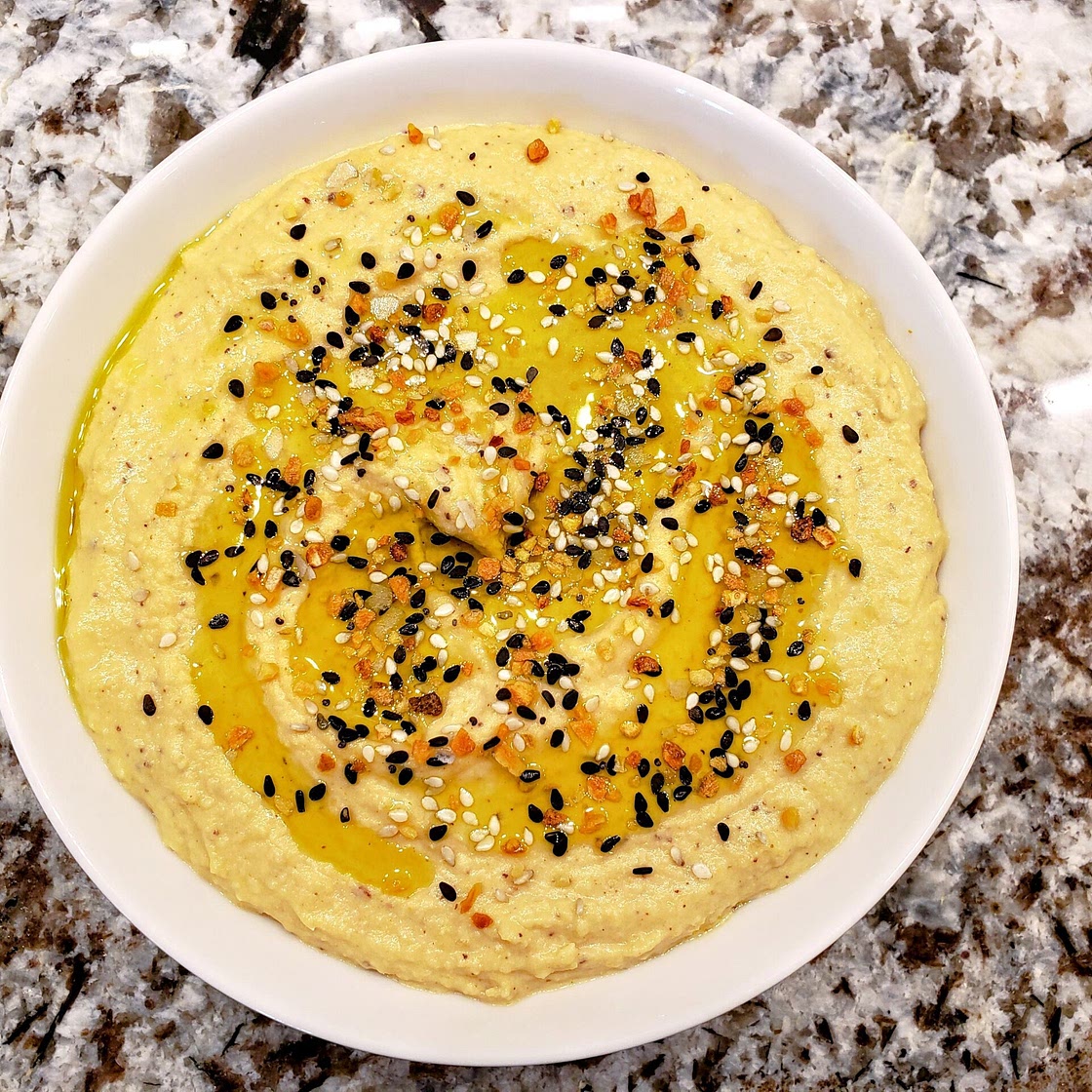 Roasted garlic hummus