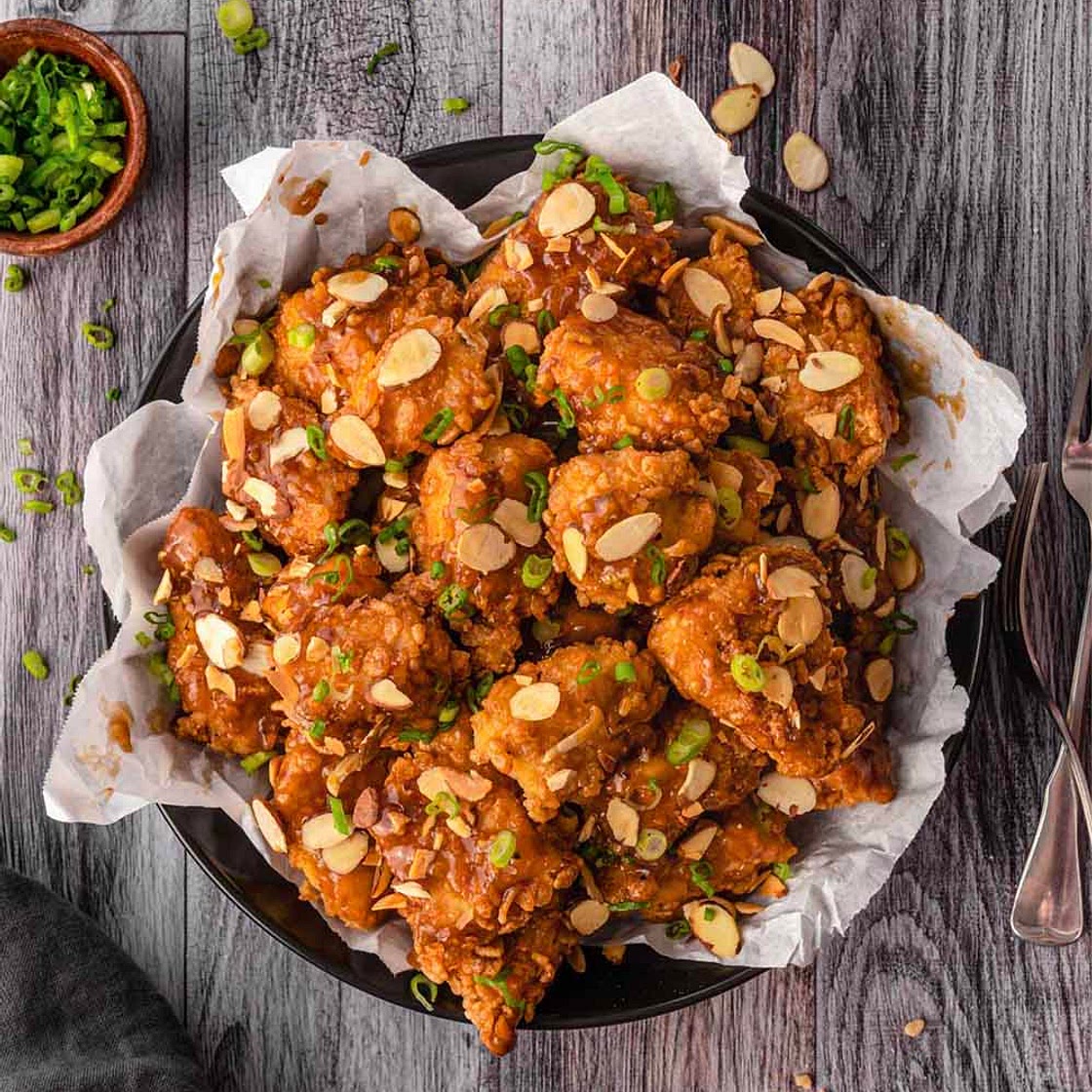 Crispy Almond Chicken Breast