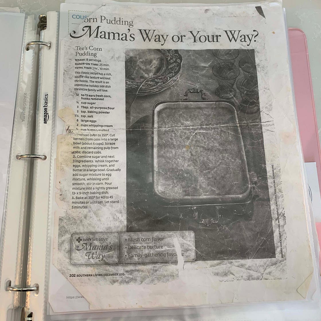 Aunt Suzie’s Corn Pudding 
