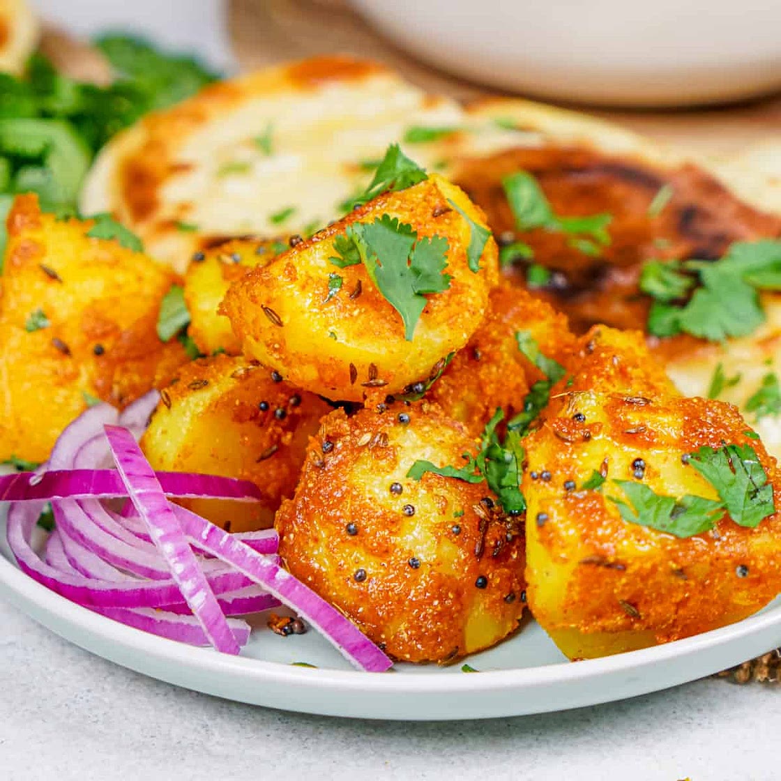 Bombay Potatoes (Spicy Indian Roast Potatoes)