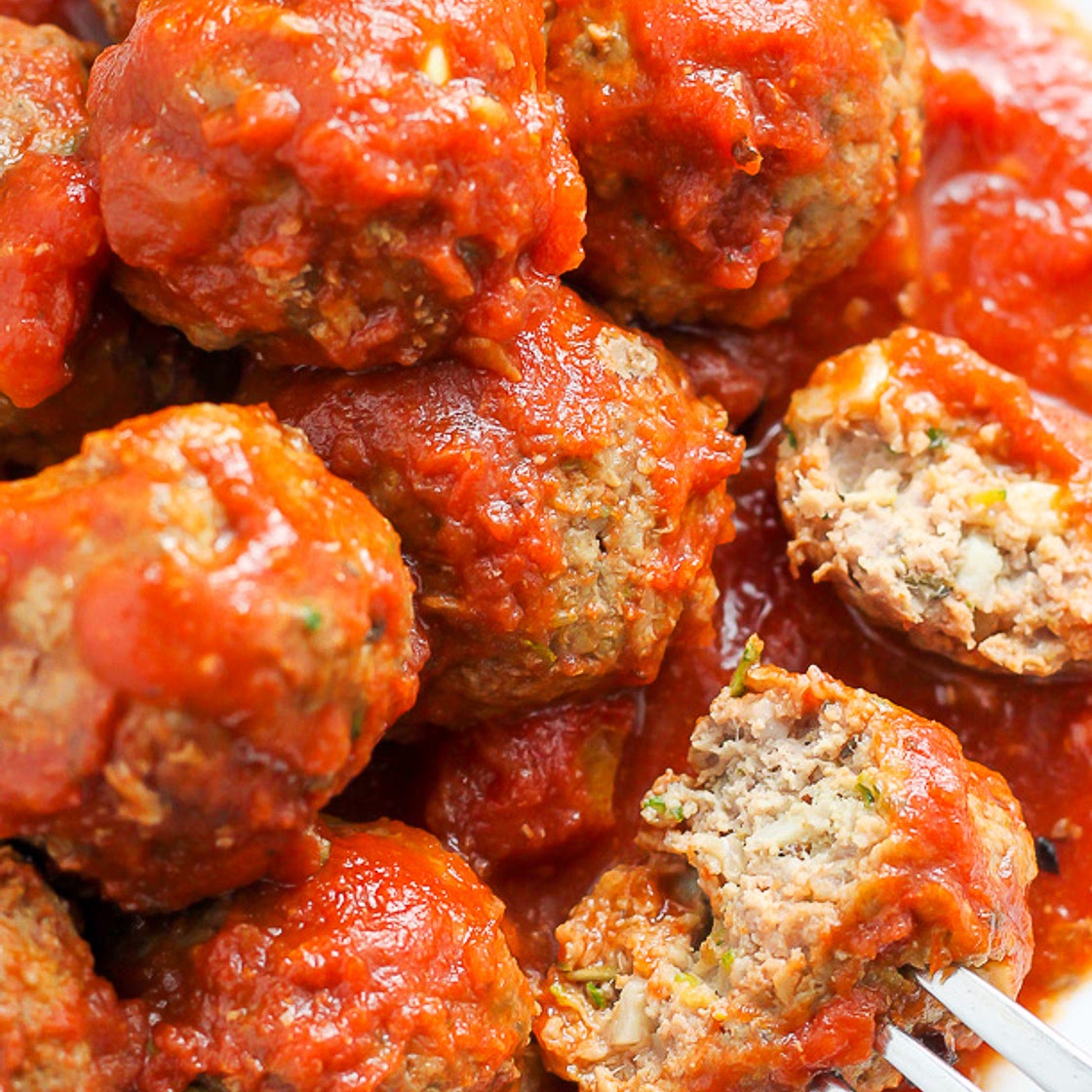 Baked Turkey Zucchini Meatballs