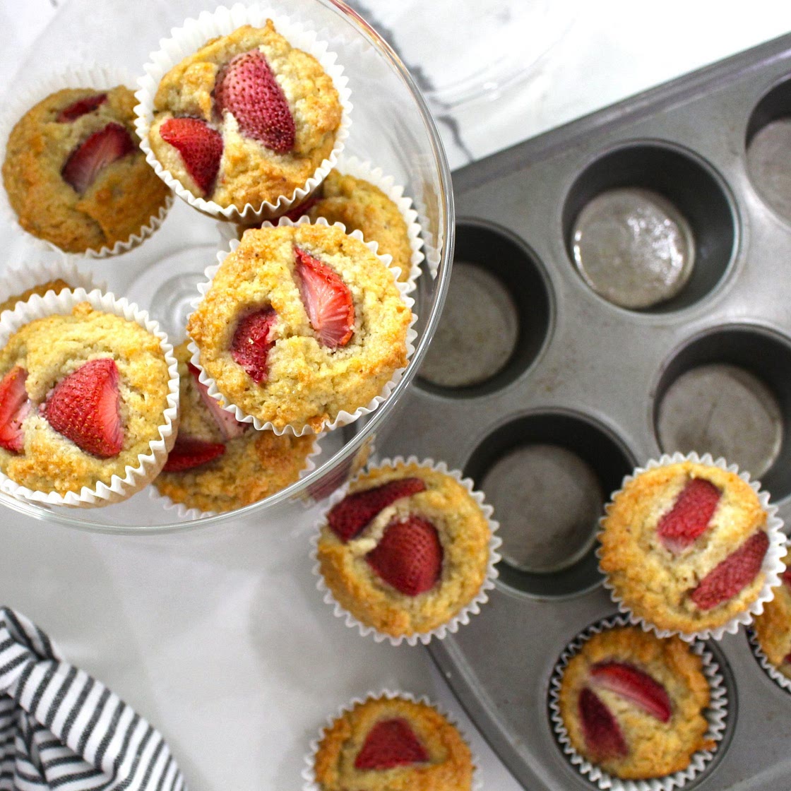 Strawberry Breakfast Muffins | Anti-Inflammatory, Gluten-Free, Sugar-Free