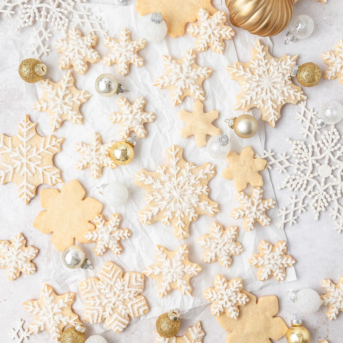 Christmas Shortbread Cutout Cookies