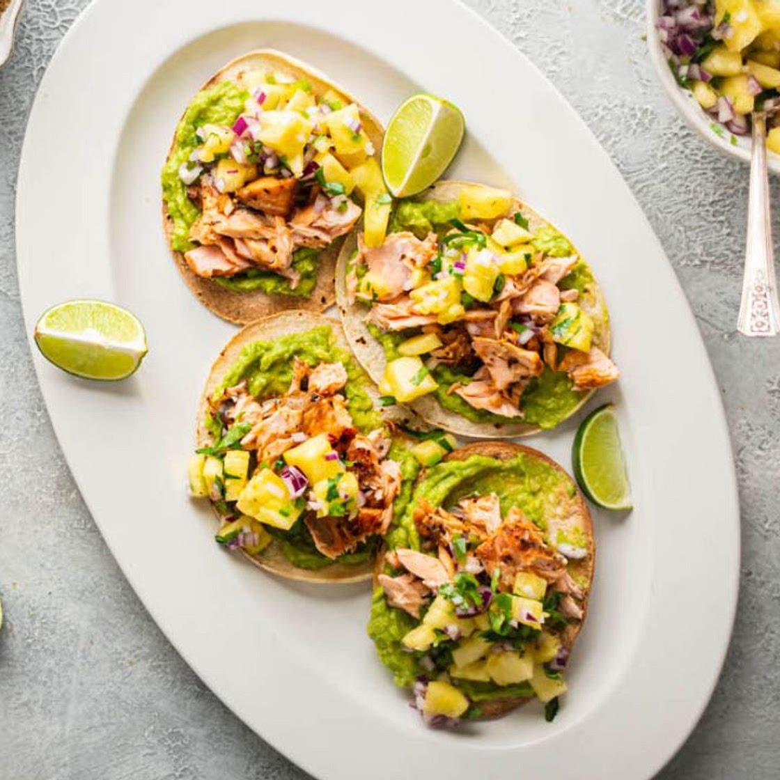 Salmon Tostadas