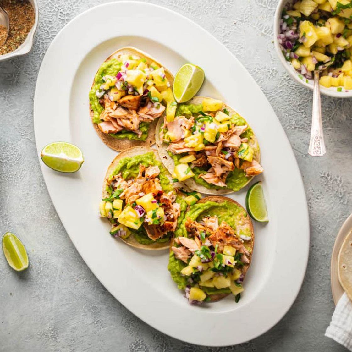Salmon Tostadas
