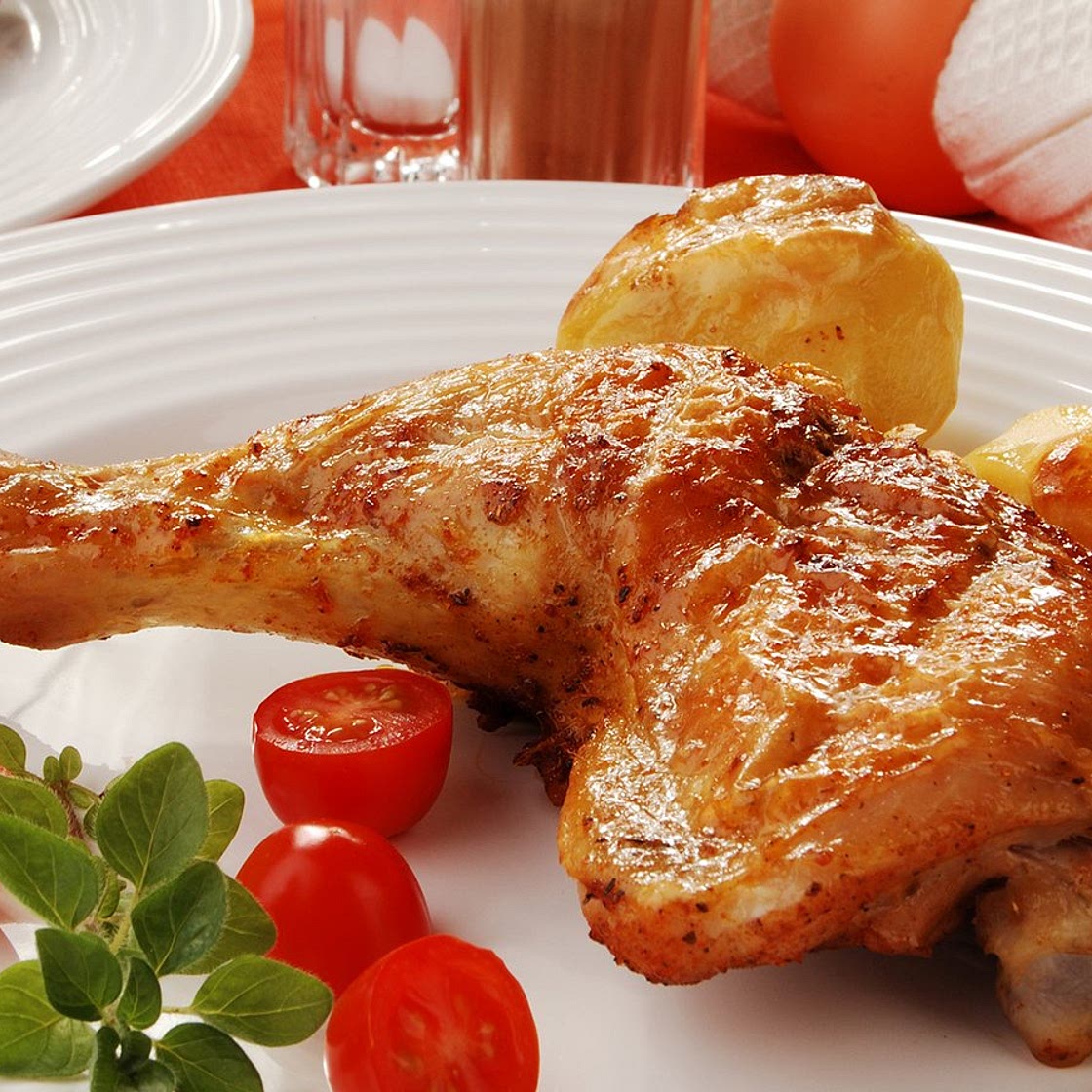 Pouletschenkel mit Kartoffeln - 5 Zutaten