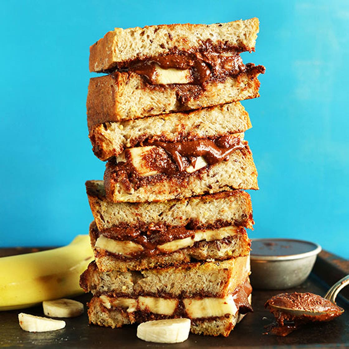Grilled Nutella Banana Sandwich