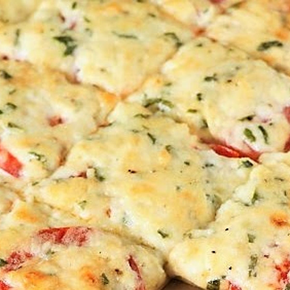 CRESCENT ROLL TOMATO-BASIL SQUARES