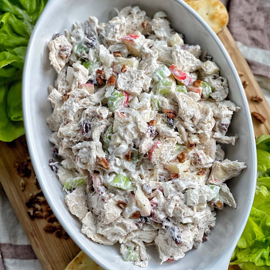 Cranberry Apple Pecan Chicken Salad