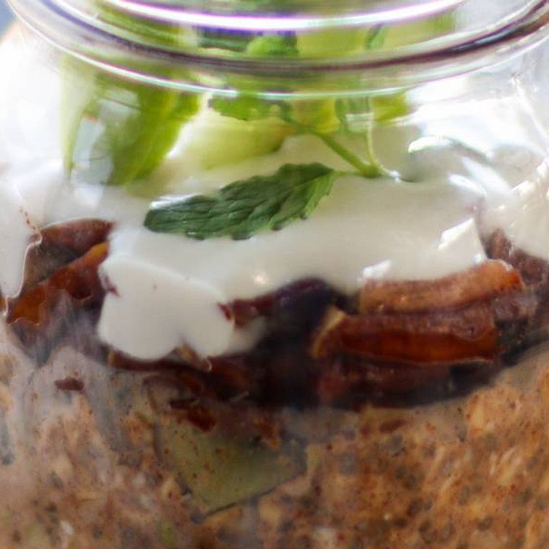 Apple Pie Overnight Oats