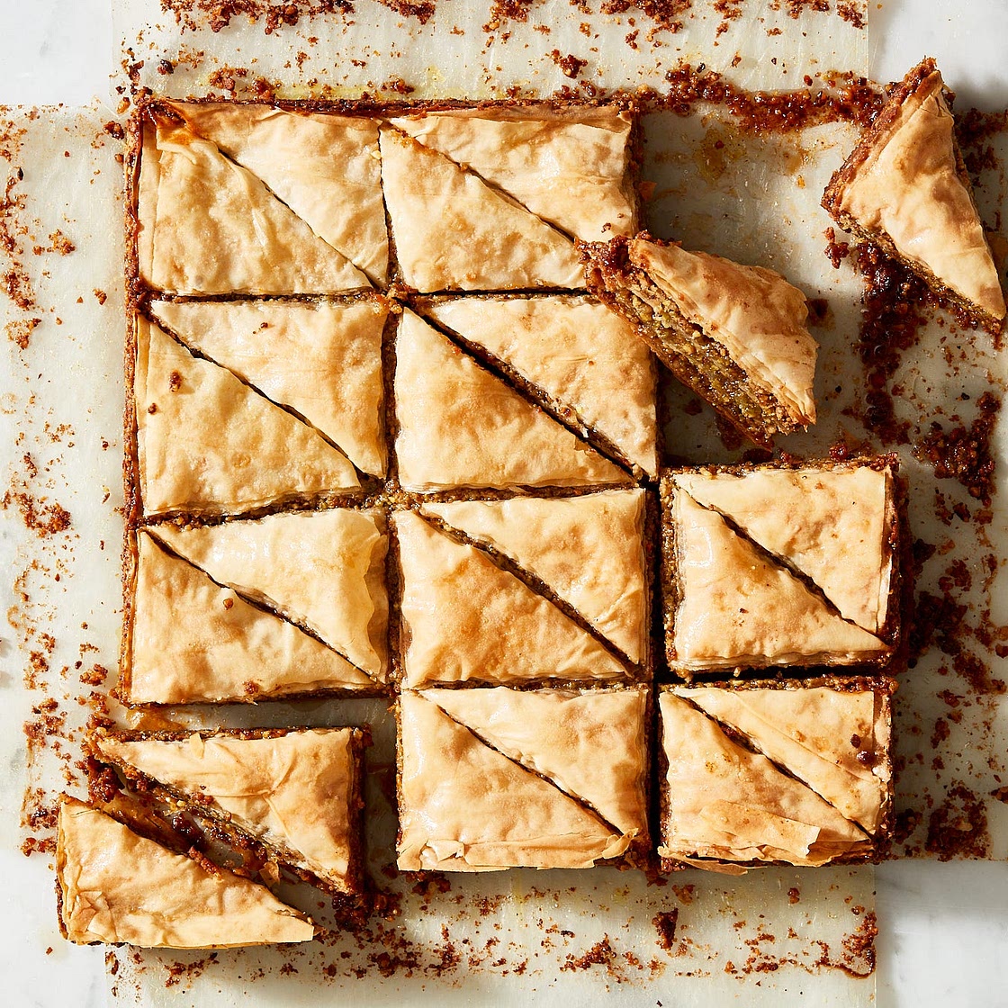 Walnut and Pistachio Baklava