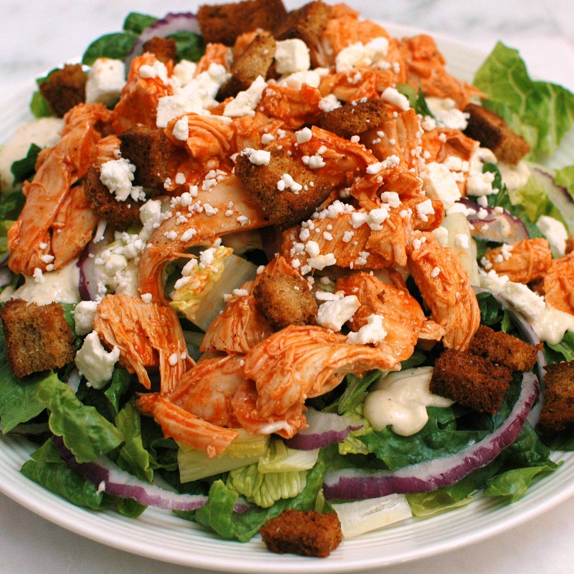 Buffalo Chicken Caesar Salad