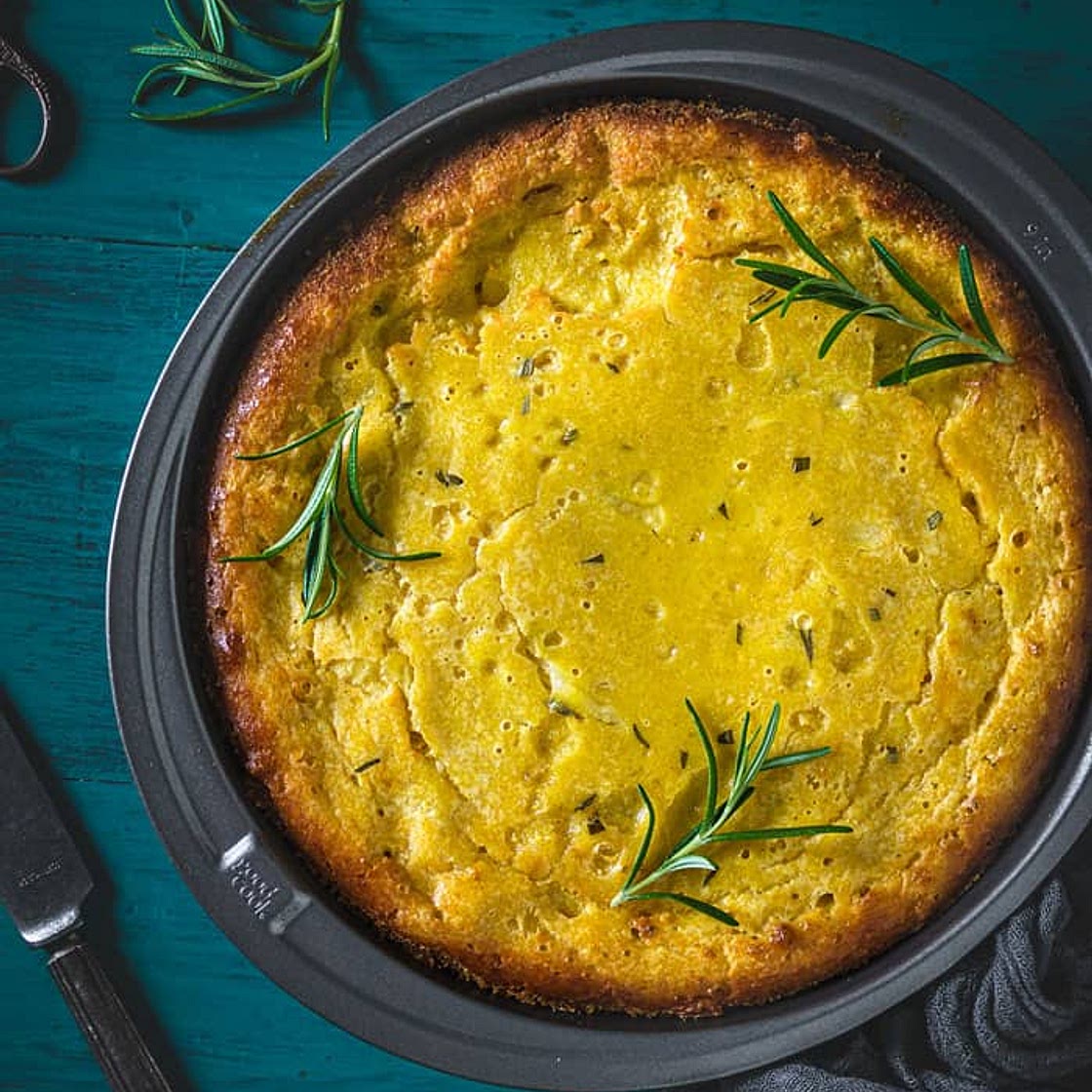 Paraguayan Cheese & Onion Cornbread