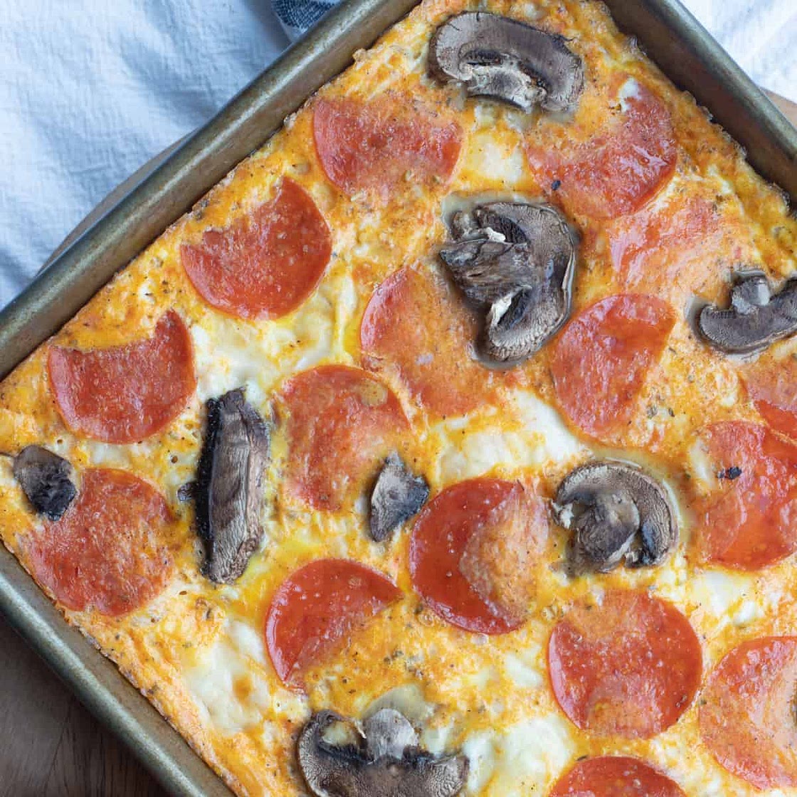 Pizza Sheet Pan Eggs Recipe