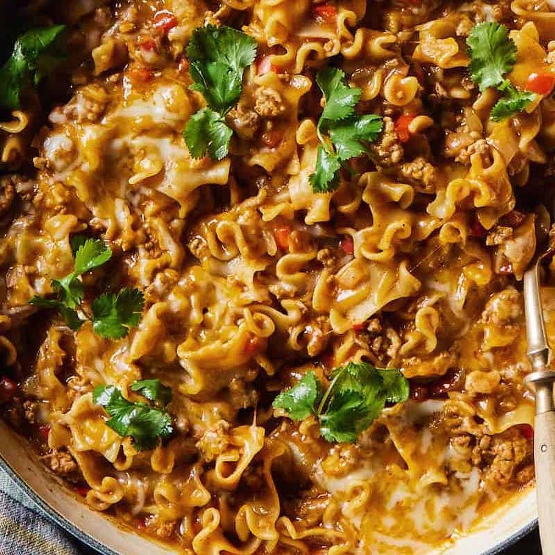 Cheesy Taco Pasta