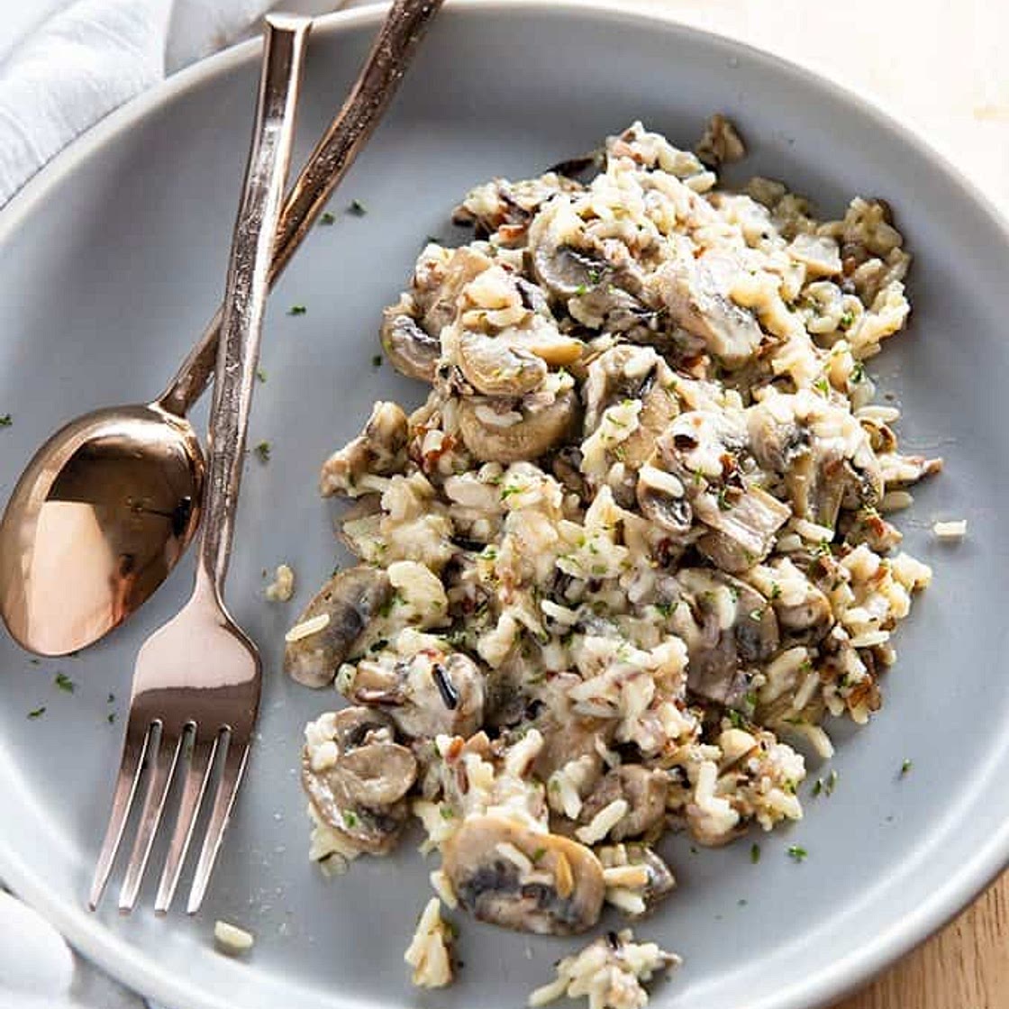 Creamy Mushroom Wild Rice Recipe