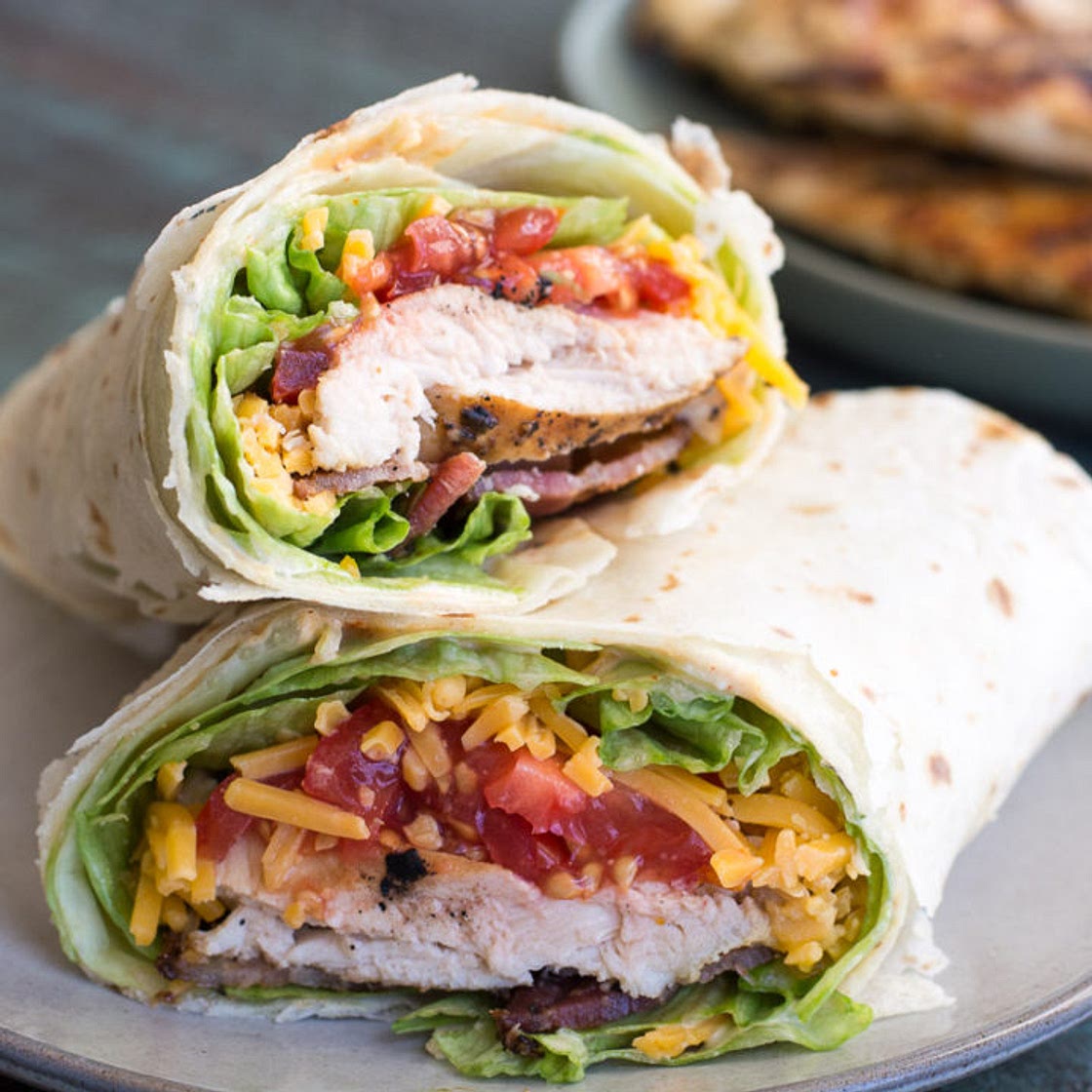 Spicy Chicken Bacon Ranch Wrap
