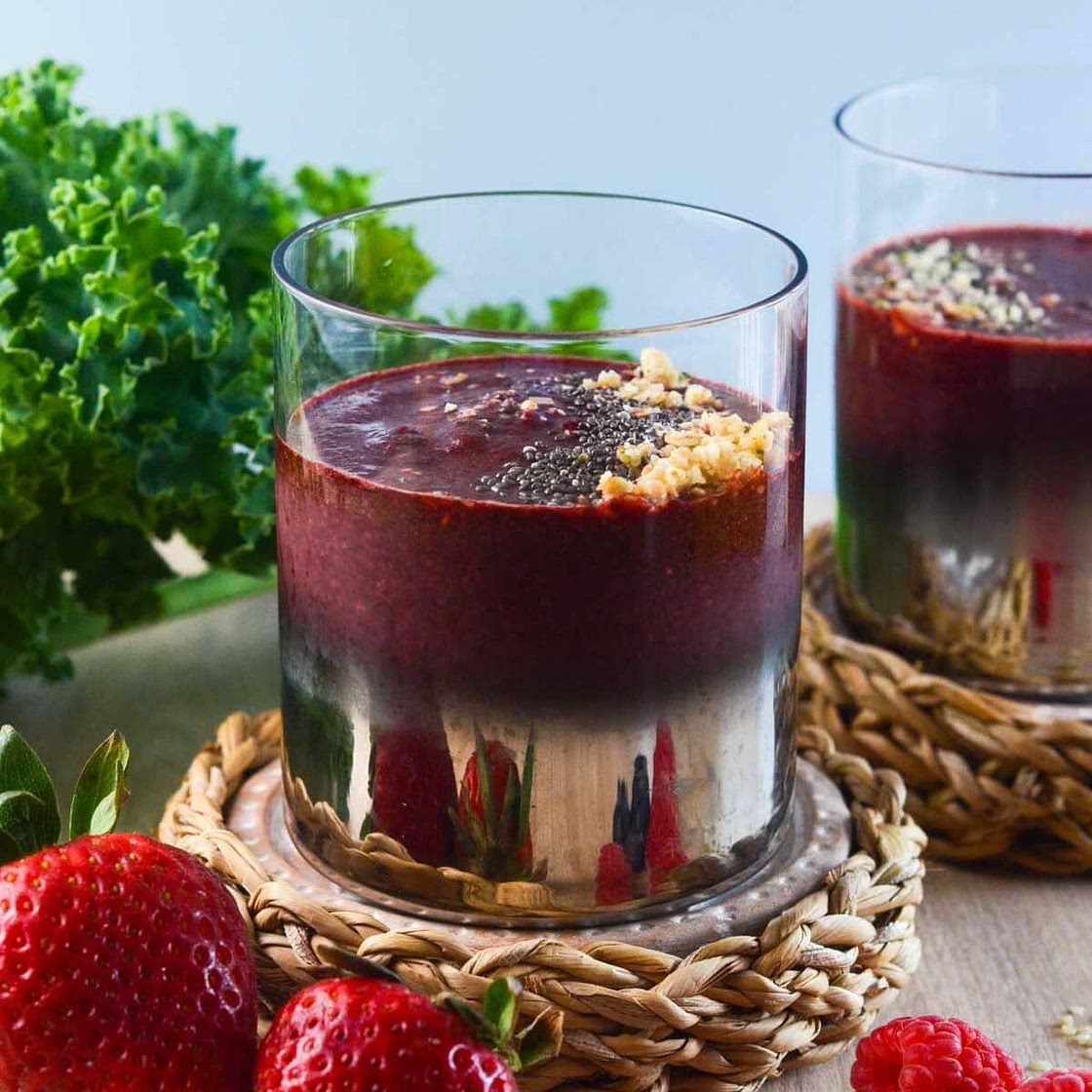 Energizing Kale Beet Smoothie