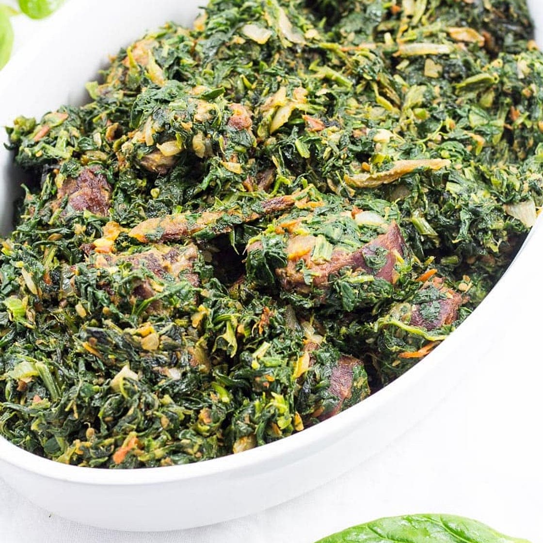 African Stewed Spinach