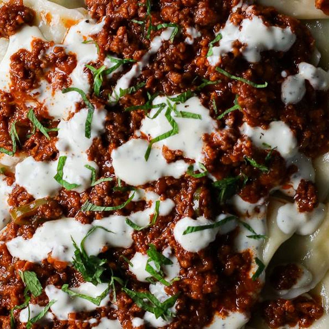 Aushak - Afghan Dumplings