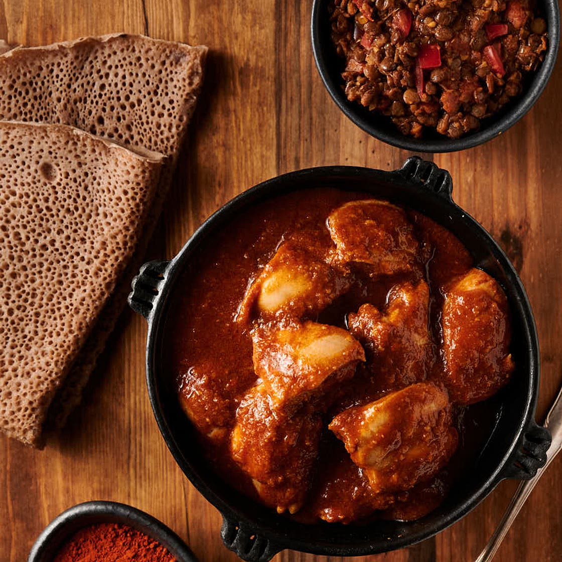 doro wat - Ethiopian chicken curry