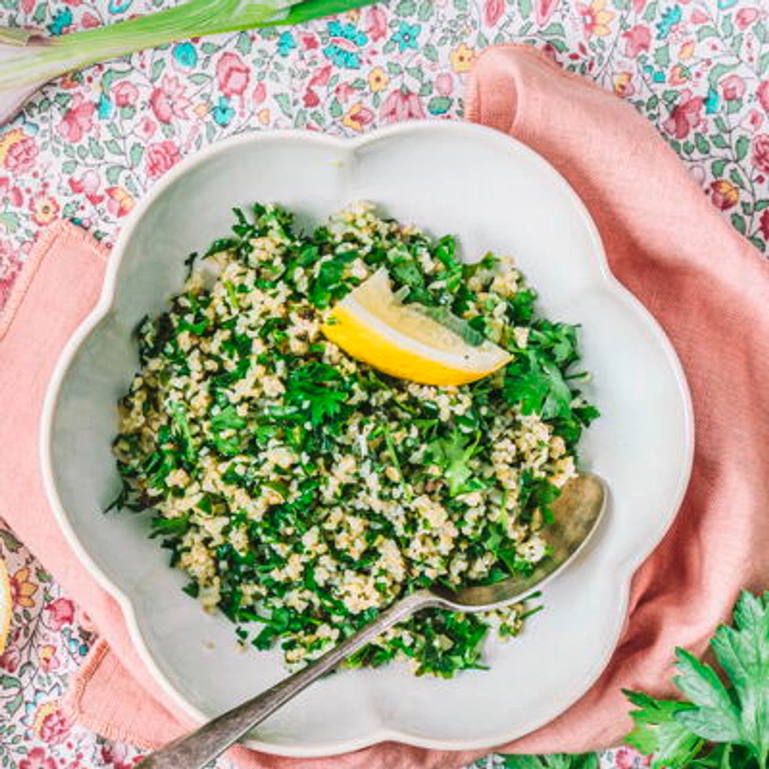 Taboulé libanais traditionnel