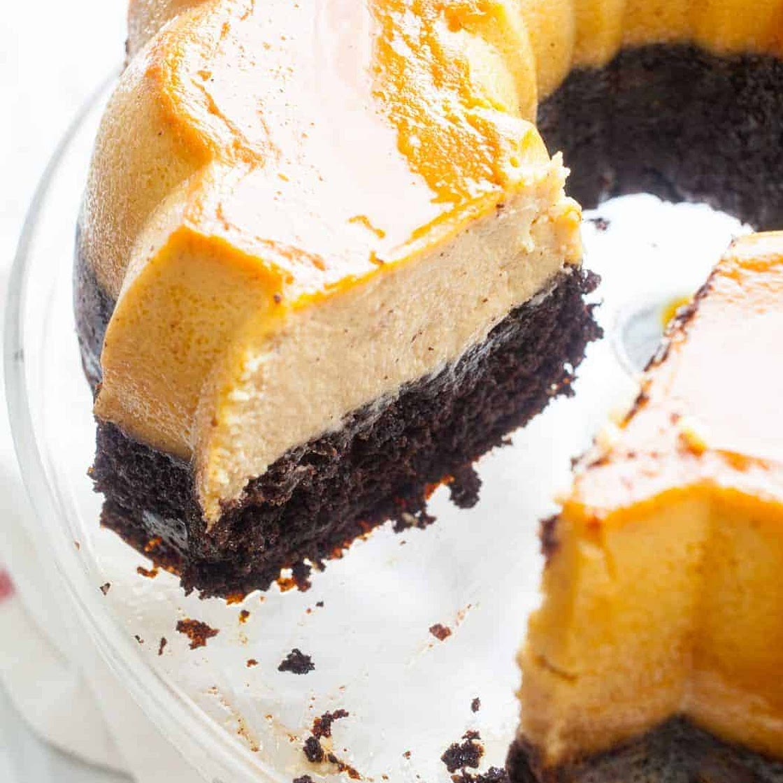 Chocolate and Coffee Flancocho