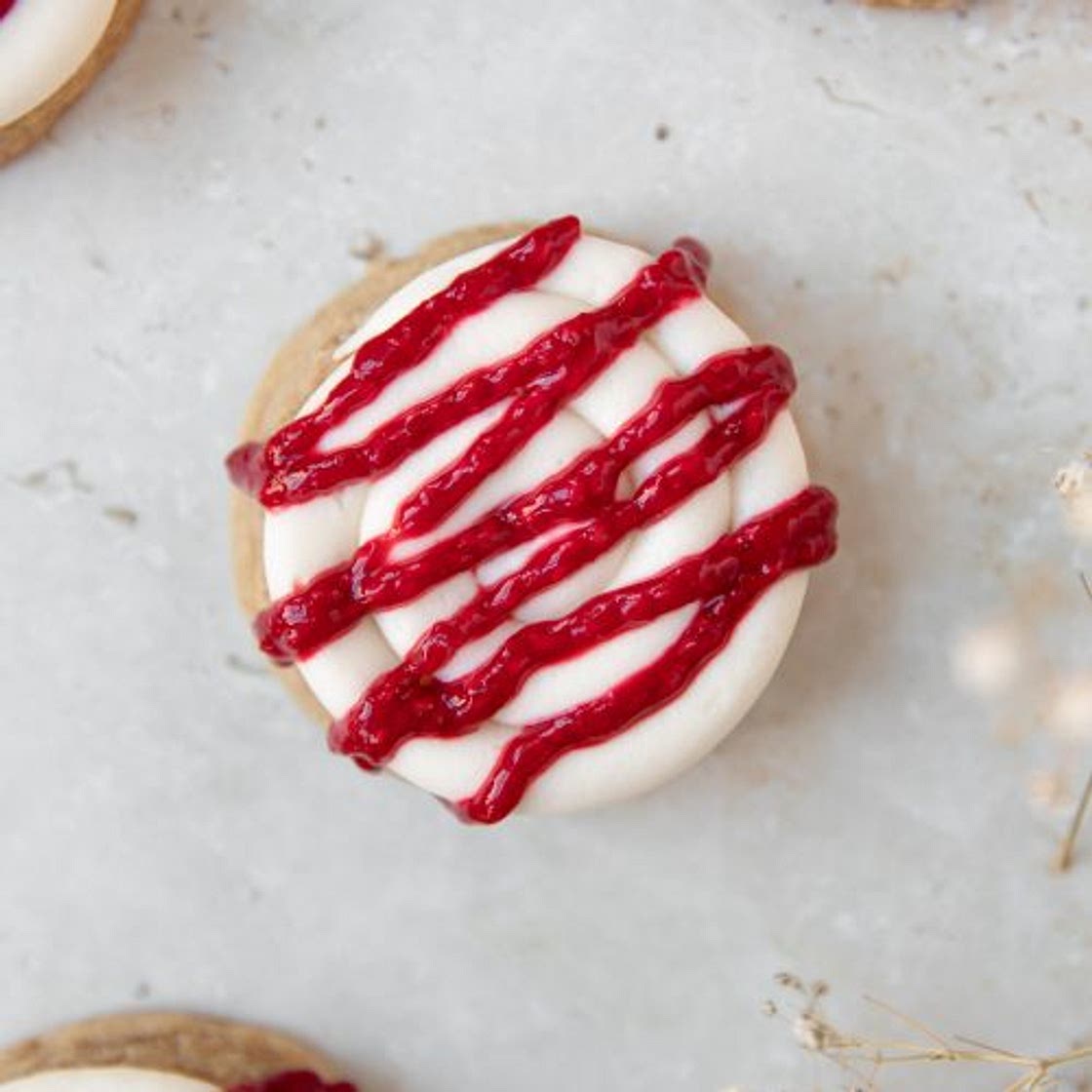 copycat Crumbl raspberry cheesecake cookies