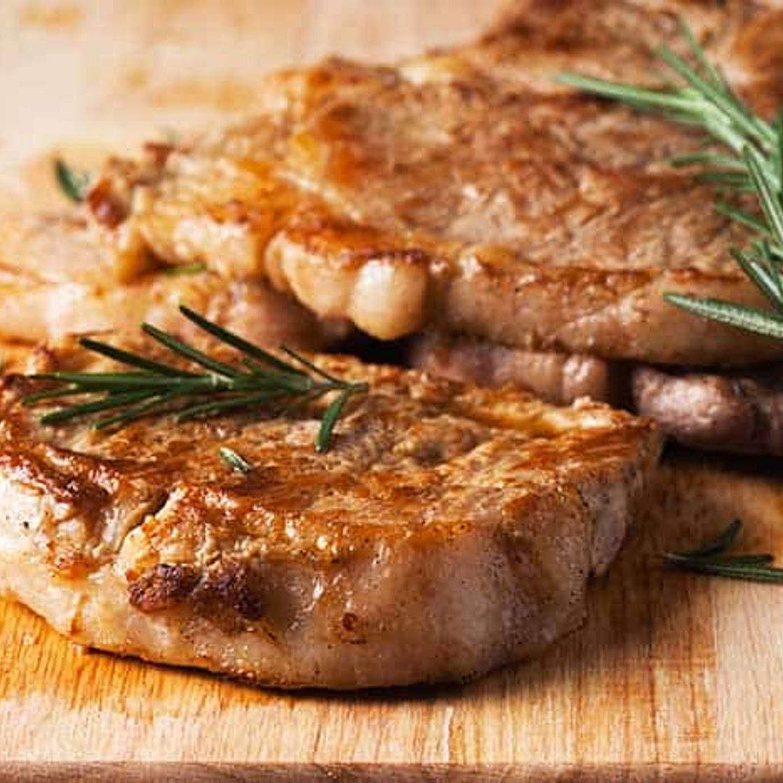 Grilled Boneless Pork Chops