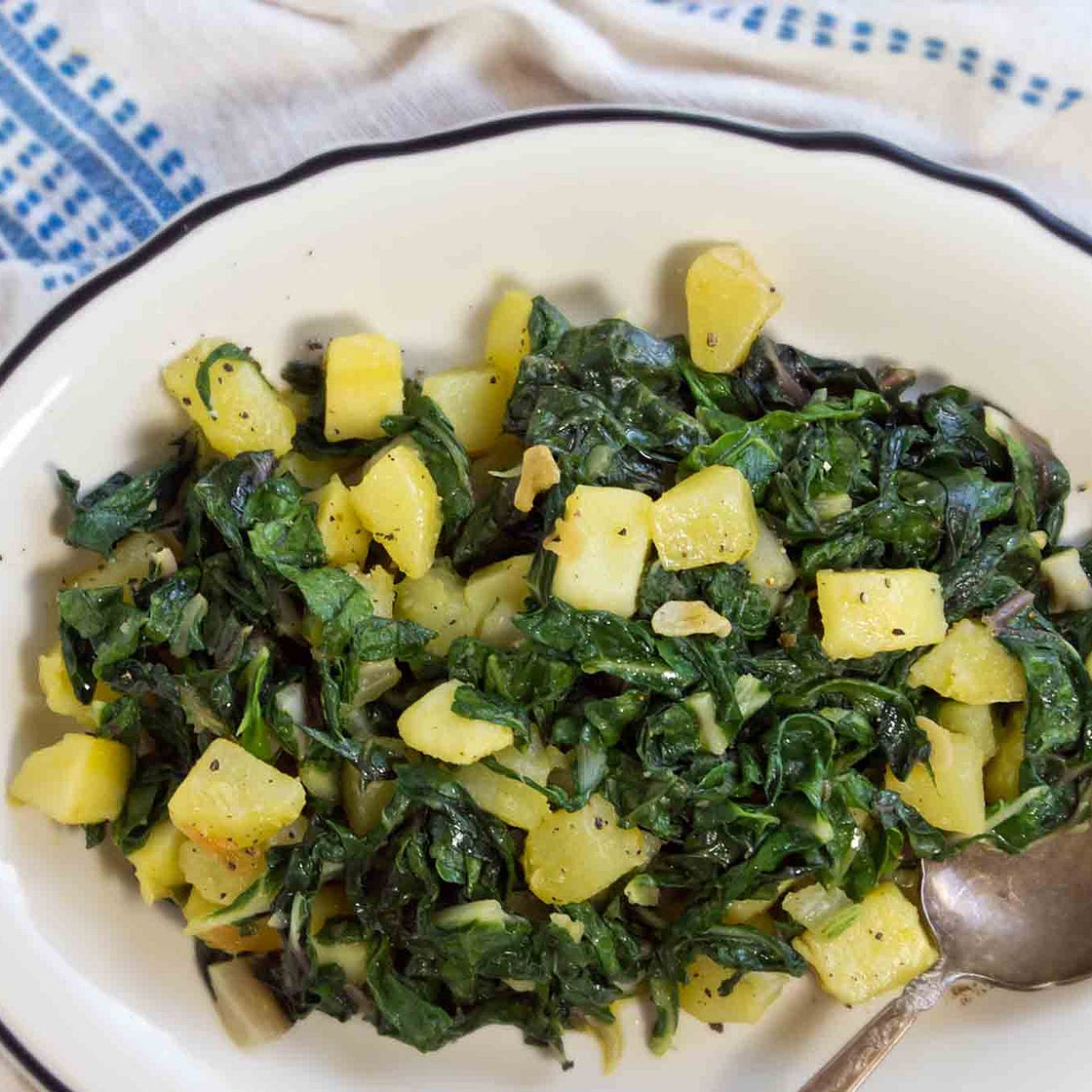 Croatian Chard & Potatoes (Blitva)