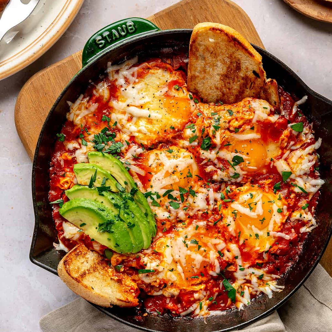 Dippy Tomato Egg Skillet
